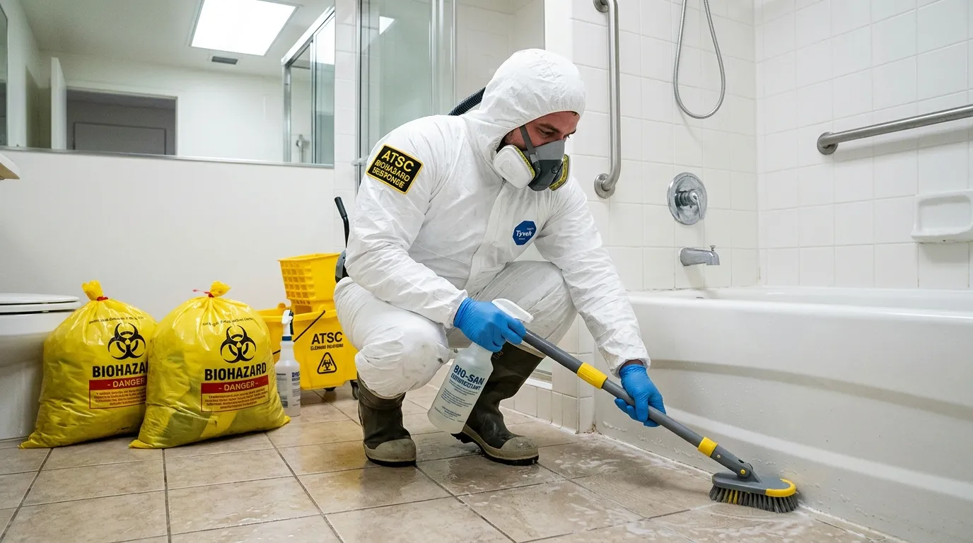 Decontamination equipment deployed for Blood Cleanup in Bell Gardens